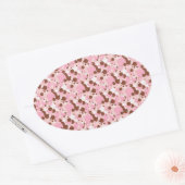 Neapolitan Dots 01-Lt Pink-OVAL STICKERS (Umschlag)