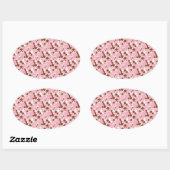 Neapolitan Dots 01-Lt Pink-OVAL STICKERS (Blatt)