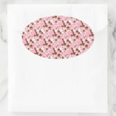 Neapolitan Dots 01-Lt Pink-OVAL STICKERS (Tasche)