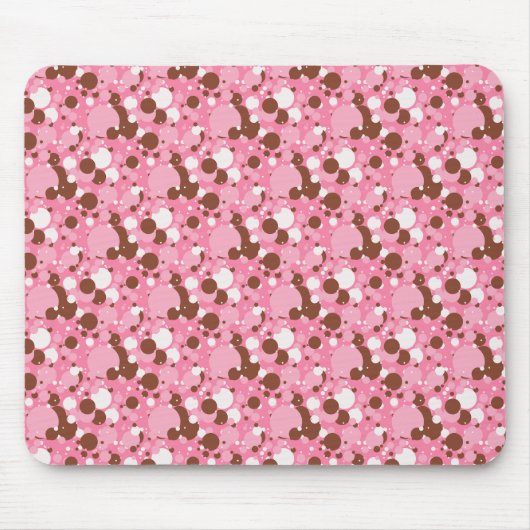 Neapolitan Dots 02 Pink Dark-COMPUTER MOUSEPAD (Vorne)