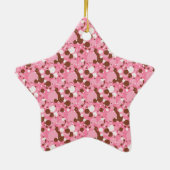 Neapolitan Dots 02 Rosa Dark-STAR ORNAMENT (Hinten)