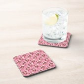 Neapolitan Dots 02 Rosa Dark-UNTERSETZER SET Untersetzer (Rechte Seite)