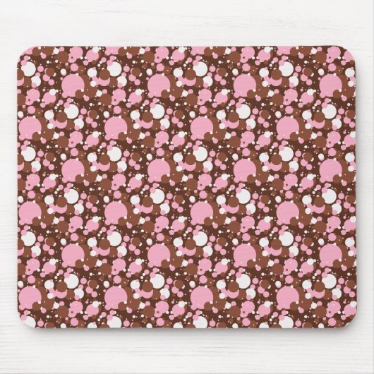 Neapolitan Dots 03 Braun M-COMPUTER MOUSEPAD (Vorne)