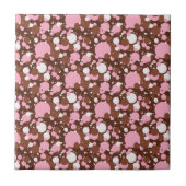 Neapolitan Dots 03-Brown Med. Fliese (Vorderseite)