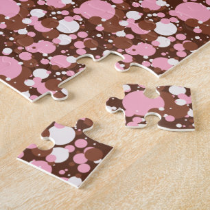 Neapolitan Dots 03-Brown Med. Puzzle