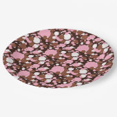 Neapolitan Dots 04-Brown Dark-PAPER PARTY TELLER (Schrägansicht)