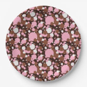 Neapolitan Dots 04-Brown Dark-PAPER PARTY TELLER (Vorderseite)