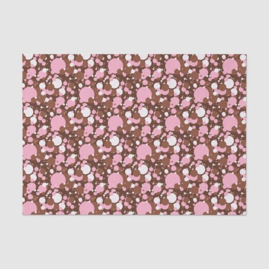 Neapolitan Dots 3 Brown Medium-TISSUE WRAP PAPIER (Vorderseite)