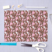 Neapolitan Dots 3 Brown Medium-TISSUE WRAP PAPIER (Handwerk)