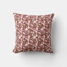 Neapolitan Dots-5-braunes Hauptsitzkissen Kissen