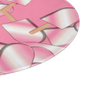 Neapolitan Ice Cream Bars-Straw-Van Cutting Board Schneidebrett (Ecke)