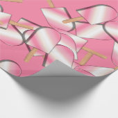 Neapolitan Ice Cream Bars-Straw-Van-GIFT WRAPPING Geschenkpapier (Ecke)