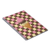 Neapolitan Ice Cream Checkered Pattern Notebooks Notizblock (Rechte Seite)