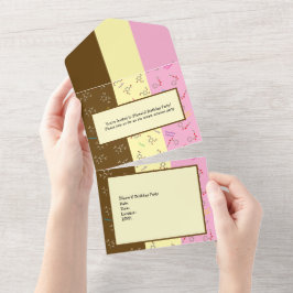 Neapolitan Ice Cream Chemie Party All In One Einladung