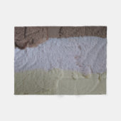 Neapolitan Ice Cream Fleece Blanket (Vorderseite (Horizontal))
