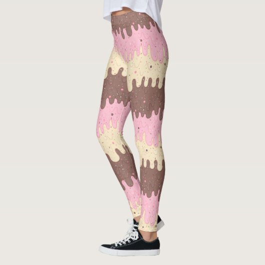 Neapolitan Ice Cream Leggings (Links)