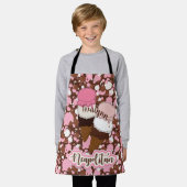 Neapolitan Ice Creme Schürze (Getragen)