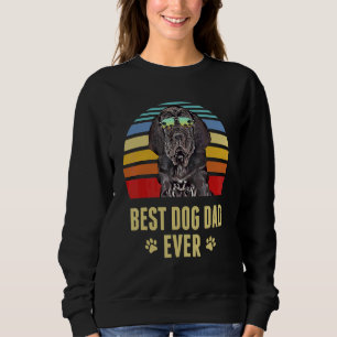 Neapolitan Mastiff Best Dog Vater je Retro Sunset Sweatshirt