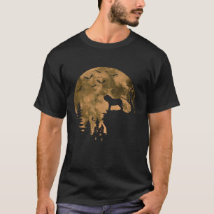 Neapolitan Mastiff Dog Moon Halloween Kostümhund T-Shirt