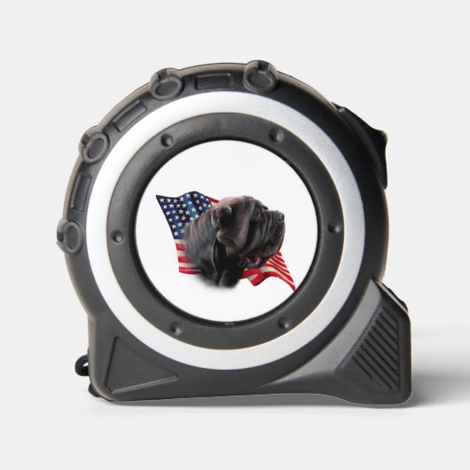 Neapolitan Mastiff Flag Maßband (Vorderseite)