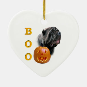 Neapolitan Mastiff Halloween BOO Keramikornament