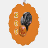 Neapolitan Mastiff Halloween BOO Ornament Karte (Links)