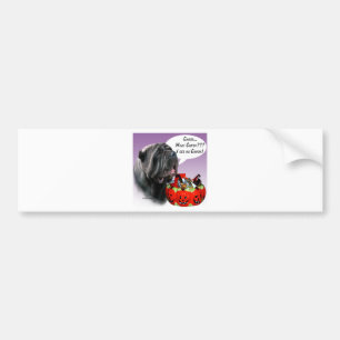 Neapolitan Mastiff Halloween Candy Autoaufkleber