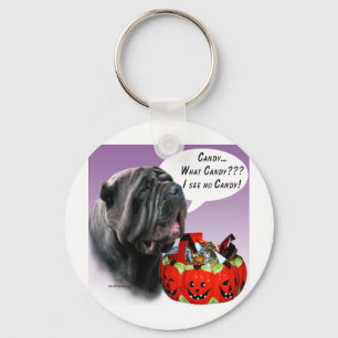 Neapolitan Mastiff Halloween Candy Schlüsselanhänger