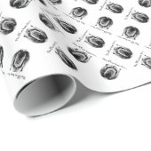 Neapolitan Mastiff Happy Face Geschenkpapier (Rolleneckpunkt)