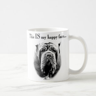 Neapolitan Mastiff Happy Face Kaffeetasse