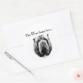 Neapolitan Mastiff Happy Face Sticker (Umschlag)