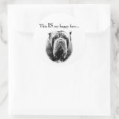 Neapolitan Mastiff Happy Face Sticker (Tasche)