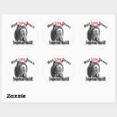 Neapolitan Mastiff Liebe Drool Sticker (Blatt)