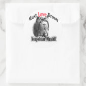 Neapolitan Mastiff Liebe Drool Sticker (Tasche)