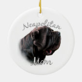 Neapolitan Mastiff Mama 2 Keramik Ornament (Hinten)