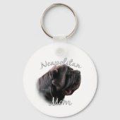 Neapolitan Mastiff Mama 2 Schlüsselanhänger (Rückseite)