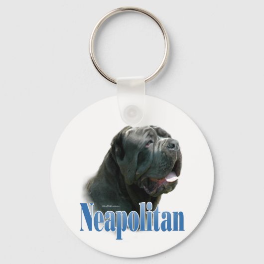 Neapolitan Mastiff; Mastino Napoletano; Neo Schlüsselanhänger (Rückseite)