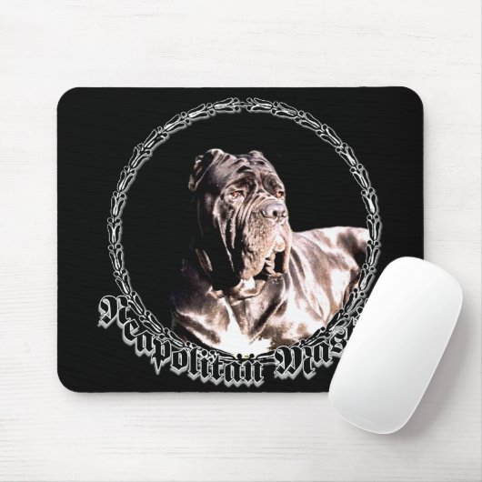 Neapolitan Mastiff mousepad (Mit Mouse)