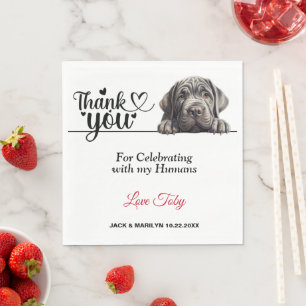 Neapolitan Mastiff Paper Napkins Serviette