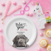 Neapolitan Mastiff Pappteller (Party)