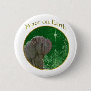 Neapolitan Mastiff Peace Button
