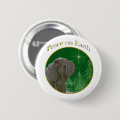 Neapolitan Mastiff Peace Button (Vorne & Hinten)