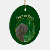 Neapolitan Mastiff Peace Keramik Ornament (Rechts)