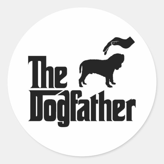 Neapolitan Mastiff Runder Aufkleber (Vorderseite)