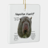 Neapolitan Mastiff (Tawny) Historisches Design Keramikornament (Rechts)