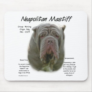 Neapolitan Mastiff (Tawny) Historisches Design Mousepad
