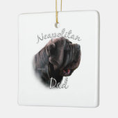 Neapolitan Mastiff Vater 2 Keramikornament (Links)