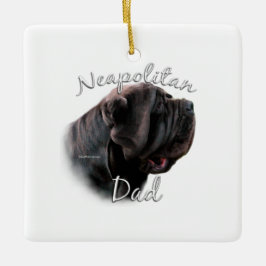 Neapolitan Mastiff Vater 2 Keramikornament