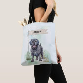 Neapolitan Mastiff Watercolor Personalized Dog Tasche (Von Nahem)