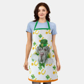 Neapolitan Mastiff Wohngestaltung St Patrick's Day Schürze (Getragen)